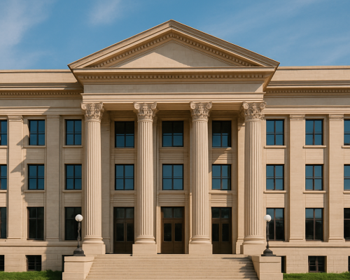 Government Building in Sunlight